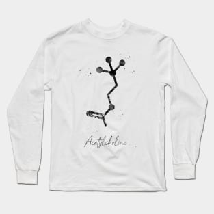 Acetylcholine molecule Long Sleeve T-Shirt